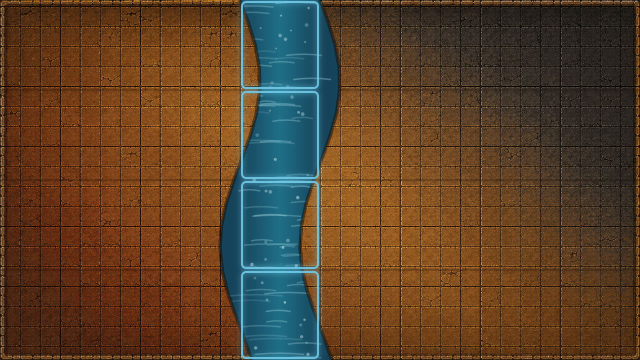 水路地形示意 Waterway terrain